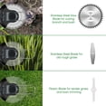 thumbnail image 5 of Autoez 12V Adjustable 2 in 1 Cordless String Trimmer and Edger with Charger and 4.0Ah Battery, 5 of 9