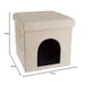 thumbnail image 2 of PETMAKER - Cama otomana Plegable Multiusos para Perros o Gatos pequeños y reposapiés con Parte Super, 2 of 6