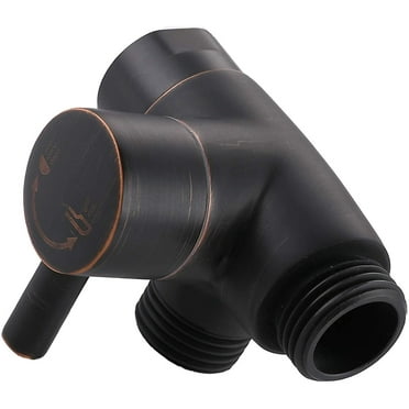 Shower Arm Diverter for Hand Held Showerhead and Fixed Spray Head ∣ G 1/2 Two-Way Bathroom Universal Shower System Replacement Part (Oil Rubbed Bronze)