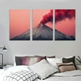 thumbnail image 3 of Nawypu  Canvas Wall Art Prints Active vulcano Paintings Poster Artwork Home Decor Ready to Hang for Living Room Bedroom Dining Room 12''x16''X3 Panels, 3 of 4
