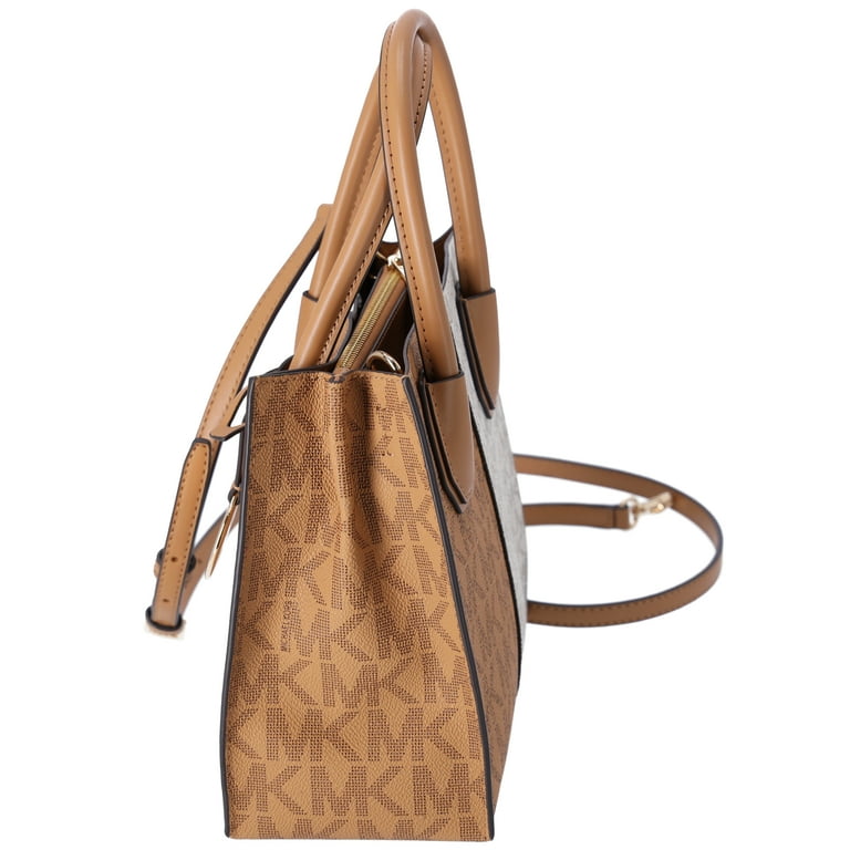 Michael Kors Women's Mercer Medium Two-Tone Logo Crossbody