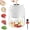 White, variant on Household Electric Garlic Crusher, 2026 Upgraded 350ml Electric Garlic Chopper with Lid, Mini Portable Rechargeable Veggie Chopper for Garlic, Onion, Ginger, Chili, Spices and Fruit (Blue)
