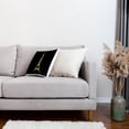 thumbnail image 4 of 3drose, Paris Dream Bigger Inspirational Design Black and Gold, 16x16 inch Pillow Case, 4 of 5
