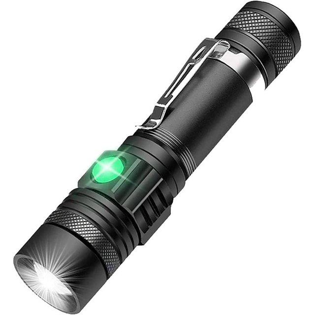 Linterna LED recargable, mini linterna antorcha, mini linterna impermeable para acampar, mini linterna para uso de emergencia al aire libre, linternas de alto lumen