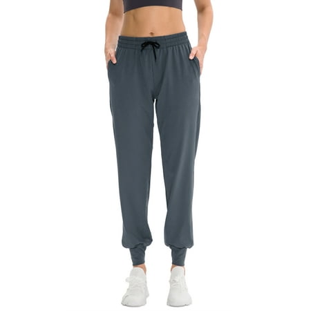 Yeacher Pantalon de jogging pour femme avec poches Taille
