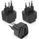 thumbnail image 1 of Pack EU//US to Brazil Travel Adapter Brazil Adapter Type N Brazil Travel Plug Adapter Australia/Italy/China Plug to Brazil Home Travel Black, 1 of 5