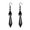 Black, variant on BNNG Red And Black Gem Pendant Earrings Dark Bat Decorative Earrings Fashion Fine Ornament Earrings Teardrop Long Dangle Earrings for Women Trendy Hook Dangling Earrings Fit Wedding Prom