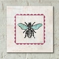 thumbnail image 4 of Epic Art 'Bee Stamp Bright by Courtney Prahl, Acrylic Glass Wall Art, 12"x12", 4 of 8