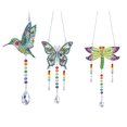 thumbnail image 2 of Inteprter Pintura DIY colgante artesanía hacer decoraciones para el hogar Props diseño de escena del hogar decoración colgante adorno al aire Decoración del hogar Mariposas, 2 of 5