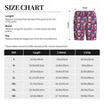 thumbnail image 4 of Daiia Skull rose blue flower Mens Woven Stretch Pajama Short,Short Pajama Pants-3X-Large, 4 of 7