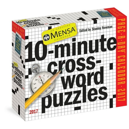Mensa 10-minute Crossword Puzzles 2017 Calendar