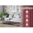 thumbnail image 4 of L'Baiet Monica Abstract Washable Area Rug Red 2' x 6' Runner Rugs Carpet for Living Room, Bedroom, Kitchen, Entryway, Nursery, Playroom, Office | Boho Aesthetic Modern Colorful Home Decor, 4 of 6