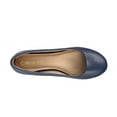 thumbnail image 4 of DREAM PAIRS Women's Sole-Simple Ballerina Walking Flats Shoes SOLE-SIMPLE NAVY/PU 12, 4 of 5