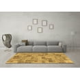 thumbnail image 3 of Ahgly Company Indoor Rectangle Abstract Brown Modern Area Rugs, 2' x 4', 3 of 4