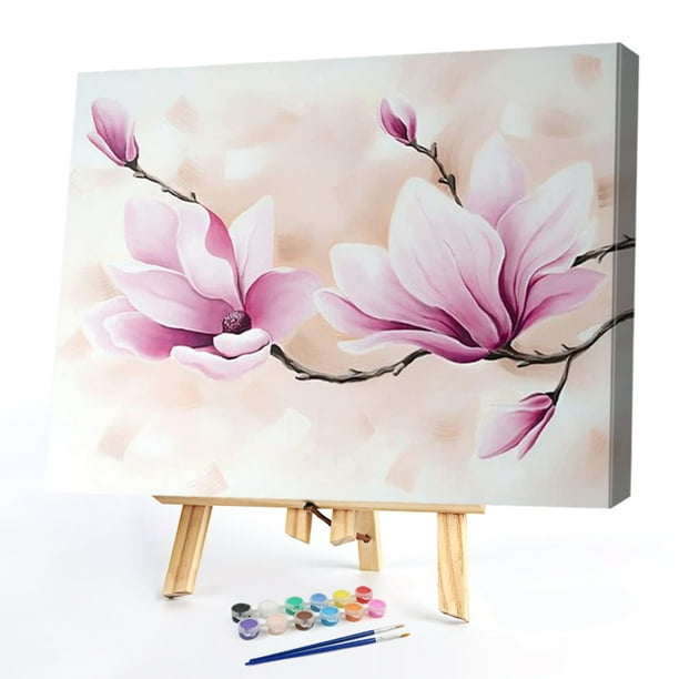 Kits de pintura al óleo de flores de orquídeas por números lienzo cuadro de bricolaje arte de pared pintado a mano Likrtyny decoración de arte