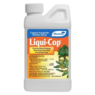 Monterey Liqui-Cop Outdoor Copper Fungicide Concentrate Liquid, 8 oz