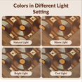 thumbnail image 7 of Design&I 6'x9' Washable Area Rug Record Abstract Vinyl Disc Horizontal Stripes Musical Theme Music for Dining Room, Under Table, Office, Snag-Free, 7 of 7