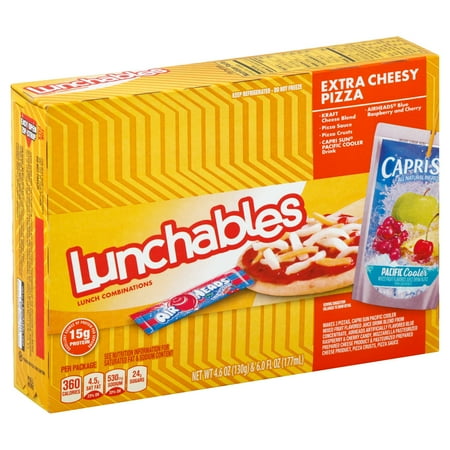 Lunchable Cheese Pizza with Capri Sun Convenience Meal 10.6 Ounce -- 8 per case.