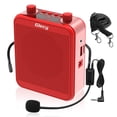 thumbnail image 1 of Amplificador de voz Giecy G300 30W 2800mAh con micrófono rojo, 1 of 8