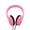 Pink, variant on Kids Headphones for School Kubite Kids Wire Headphones On Ear Foldable Stereo Headset For Kids Earphone Headphones for Kids