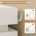 thumbnail image 5 of Afuhokles Dressers for Bedroom, 6 Drawer Dresser with 2 Pull-Out Trays, White, 5 of 8