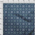 thumbnail image 2 of oneOone Georgette Viscose Navy Blue Fabric Floral & Tiles Moroccan Sewing Craft Projects Fabric Prints By Yard 42 Inch Wide, 2 of 4