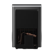 Frigidaire Nugget Ice Maker 33 Lbs, Black Stainless Steel Countertop Soft Pellet Ice Maker for Home, Kitchen, Office, Bar