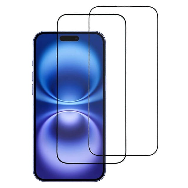 ITIETIE For iPhone 17 2PCS Tempered Glass 2.5mm High Aluminum Screen Protector Silk Printing Film