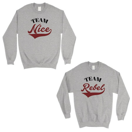 Team Nice Team Rebel Cute Christmas Sweatshirts Best Friends (The Best Team In Madden 25)