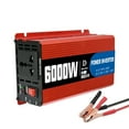 thumbnail image 1 of 6000W Car Inverter DC 12V To AC 110/220 Converter Car Power Adapter 12V/24V/48V For Camping Auto ,Advanced Charging Protection Design, 1 of 2