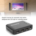 thumbnail image 4 of Adaptateur 3x1 4K 2.0 Switcher Télécommande HD IR Séparateur Adaptateur avec Indicateur LED, 4 of 8