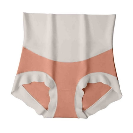Sdeycui Womens High Waist Cotton Underwear No Show Full Coverage Panties Seamless Breathable Briefs Stretch Comfy Panty