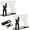 2pcs Black pistol display rack, variant on IULAVP Acrylic Display Pistol Rack-Adjustable Pistol Stand,Transparent Pistol Holder for Hand Gun,Portable Gun Rack for Gun Safe Hidden Gun Storage,Gun Holder Pistol Accessories-7.5x2.75x4.75