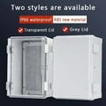 thumbnail image 3 of Ip66Abs Hinged Plastic Enclosure Waterproof Power Electrical Junction Box, 3 of 6