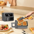 thumbnail image 1 of Waffle 2Pcs Fryer Waffle Mold Fit for AF300EU 400 451EU SL400EU Silicone Insert Accessories, 1 of 7