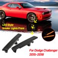 thumbnail image 1 of Front LED Smoke Lens Side Marker Lights For Dodge Challenger 15-2018 Optic Style, 1 of 8