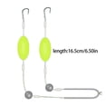 thumbnail image 5 of Double Hook Fishing Float Fishing Rig with Double Hook Reverse Bottom Rigs, 5 of 9