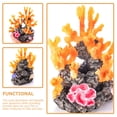 thumbnail image 5 of Yellow Resin Coral Decoration for Aquariums and Fish Tanks Perfect for Betta Tank Layout Gifts 6.5, 5 of 6