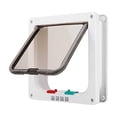 thumbnail image 2 of Cevemin Two-Way Pet Door for Cats and Small Dogs - Plastic Dual Opening Door for Indoor Outdoor Use on Glass Doors, Screen Doors, and More, 2 of 6