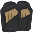 thumbnail image 2 of Motor Trend FlexTough Car Floor Mats, 2-Tone Colors Heavy Duty Rubber with Cargo Trunk Mat, 2 of 8