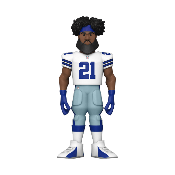 Gold 5" NFL: Cowboys - Ezekiel Elliott (Home Uniform) with Chase