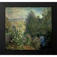 thumbnail image 2 of Monet, Claude 13x12 Black Modern Framed Museum Art Print Titled - Quiet Corner in the Garden of Montgeron, 2 of 5