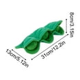 thumbnail image 3 of Interactive Pea Pod Dog Snuffle Mat Toy with Squeaky Balls,Hide and Seek Treat Dispensing Plush Puzzle,Brain Games for Small Medium Dogs Boredom Relief - Green, 3 of 5