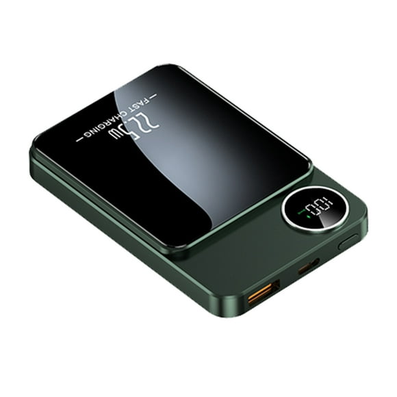 Banque d'Alimentation Sans Fil Magnétique Batterie d'Urgence 10000mAh Chargeur Portable à Charge Rapide Magnétique de 22.5W avec Affichage LED