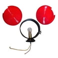 thumbnail image 5 of APSMOTIV Lollipop Indicator Tractor Butler 1518 Light Set with Black Housing Suitable Ford 2000 2600 3000 3600 4000 4600 5000 | Leyland Middleweight and Heavyweight (Red/Red), 5 of 5