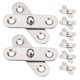 thumbnail image 1 of 16 bisagras de puerta ocultas de acero inoxidable, giratorias., 1 of 5