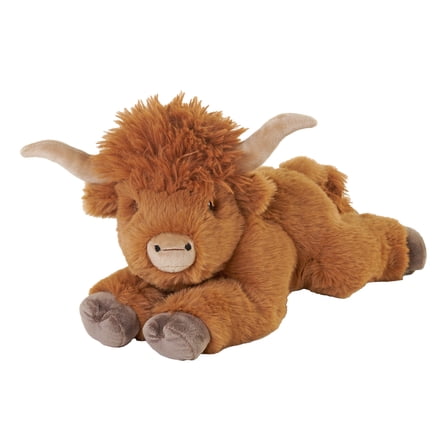 Wild Republic Ecokins Highland Cow, Stuffed Animal, 12 Inches, Plush Toy, Fill is Spun Recycled Water Bottles, Eco Friendly
