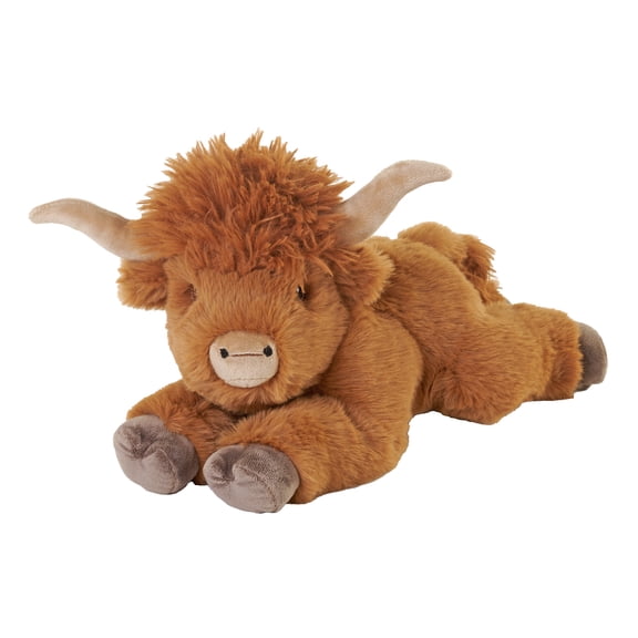 Wild Republic Ecokins Highland Cow, Stuffed Animal, 12 Inches, Plush Toy, Fill is Spun Recycled Water Bottles, Eco Friendly
