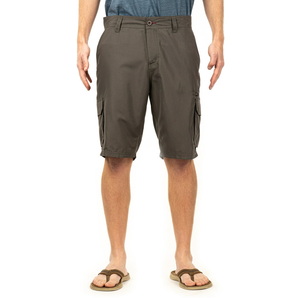 BURNSIDE Burnside Men's Microfiber 20" Cargo Shorts, Waist Sizes 30