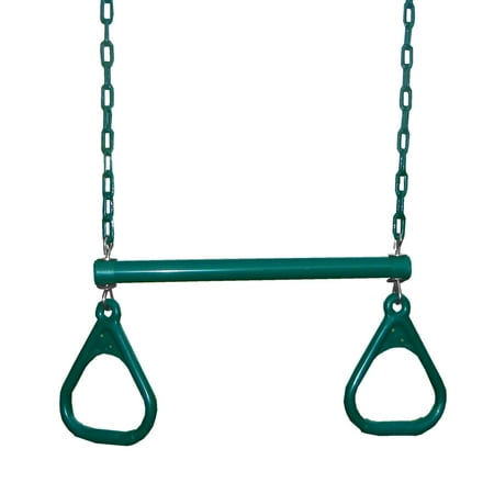 Aftermarket Arm Chain Slide - Swing-N-Slide Heavy Duty Ring and Trapeze Combination Swing with Coated Chains